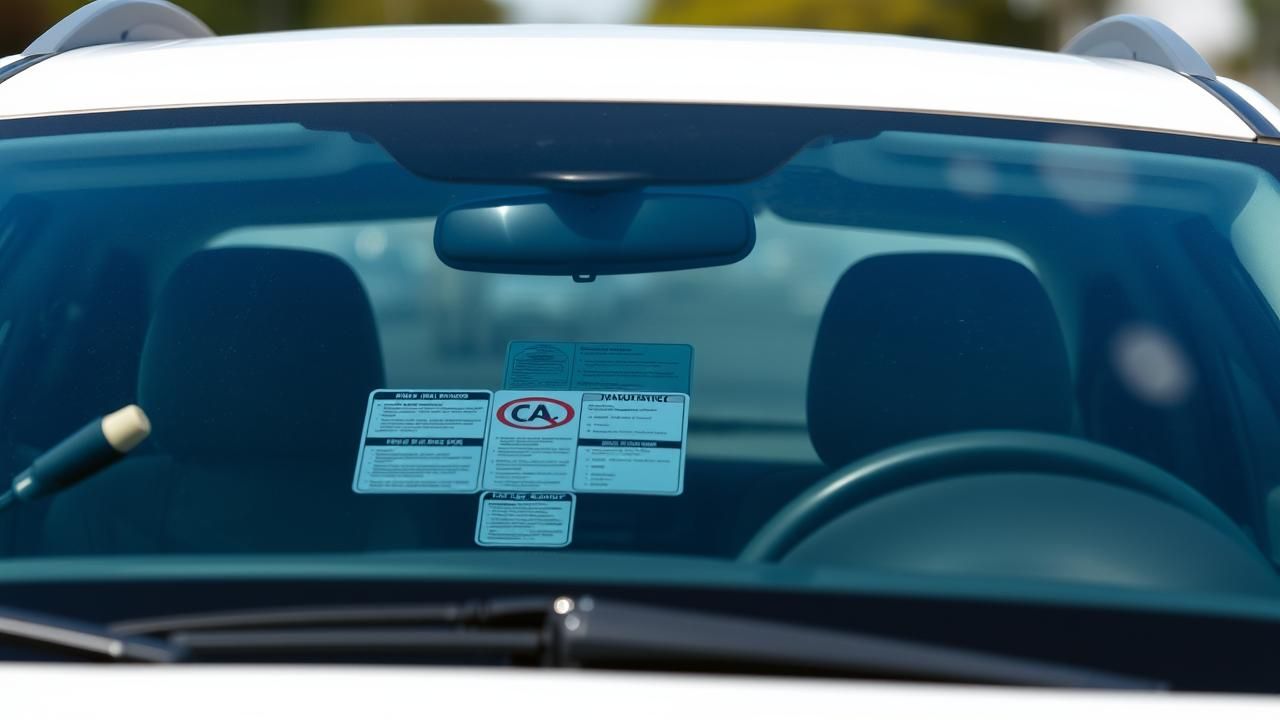 découvrez quelles vignettes doivent être impérativement conservées sur le pare-brise de votre véhicule pour rester en conformité avec la réglementation.